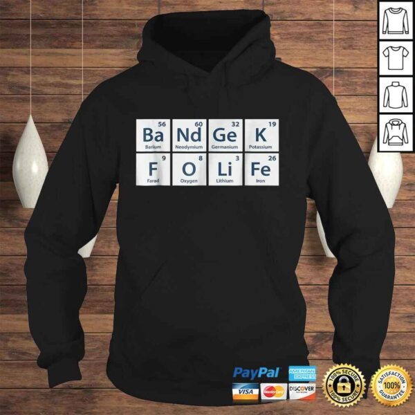 Band Geek For Life Funny Chemistry Shirt For Marching Band - Image 4