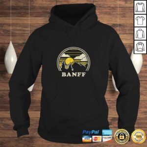 Hoodie Banff Alberta Canada Shirt Vintage Hiking Mountains Tee