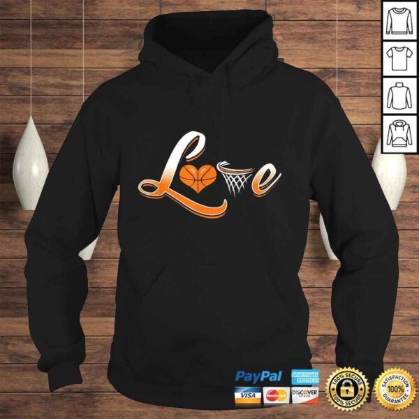 Basketball Love Shirt, Basketball Shirt For Girls Ladies - Image 4