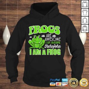 Hoodie Be a Frog Shirt Funny Toad Lover Gifts for Kids