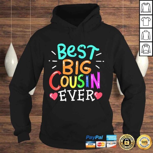 Best Big Cousin Shirt Family Cute V-Neck T-Shirt - Image 4