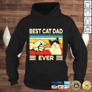 Hoodie Best Cat Dad Ever Shirt Funny Cat Daddy Father Day TShirt