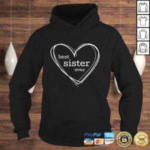 Hoodie Best Sister Ever Shirt XL Heart for National Sisters Day 1