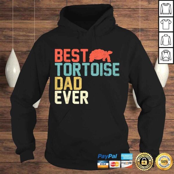 Best TORTOISE Dad Ever Shirt, Vintage Retro TShirt - Image 4