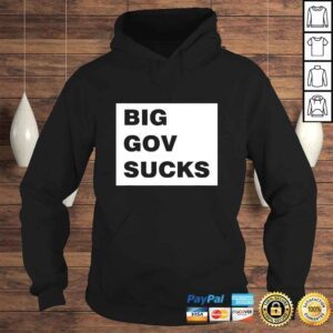 Hoodie Big Gov Sucks LighVNeck TShirt