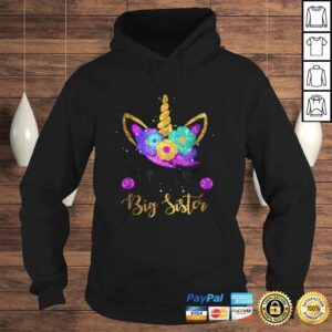 Hoodie Big Sister Unicorn Birthday Girl Shirt Unicorn Gift Womens