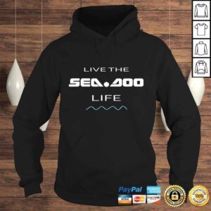 Hoodie Big Wave Live the Seadoo Life VNeck TShirt