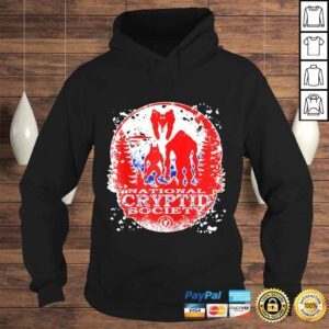 Hoodie Bigfoot Dogman Mothman UFO National Cryptid Society Crest Zip Hoodie