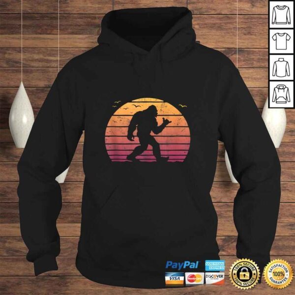 Bigfoot Surfing, Beach vacation, Retro, Surfboard surf shaka Shirt - Image 4