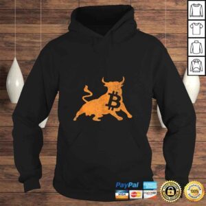 Hoodie Bitcoin Bull Crypto Currency Gift TShirt Gift