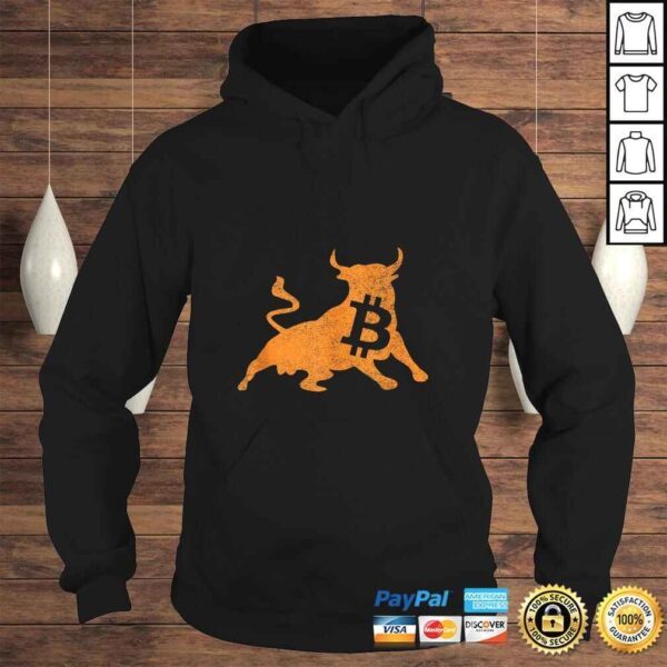 Bitcoin Bull Crypto Currency Gift TShirt Gift - Image 4