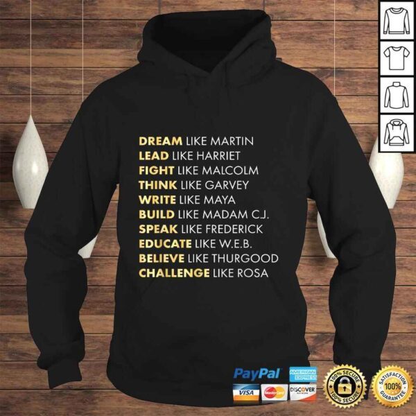 Black History Shirts - Dream Like Martin TShirt Gift - Image 4