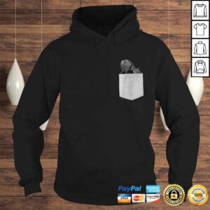 Hoodie Black Lab puppy in your pockeTShirt