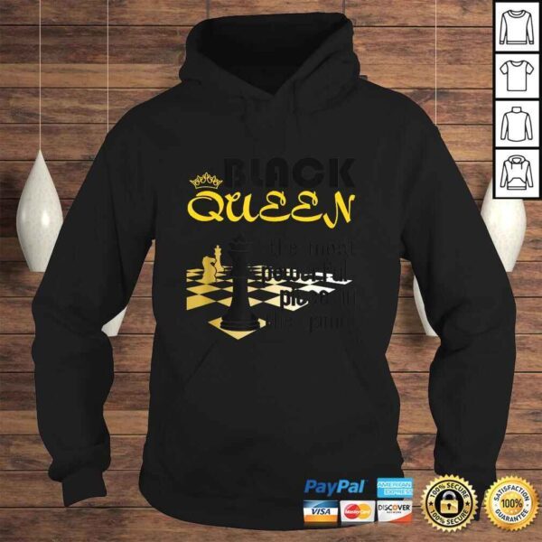 Black Queen The Most Powerful Piece In The Game Shirt - Image 4