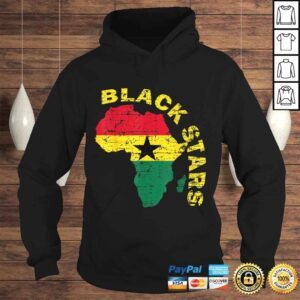 Hoodie Blackstars of Ghana African soccer TShirt