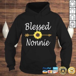 Hoodie Blessed Nonnie Sunflower Mothers Day Gift Top