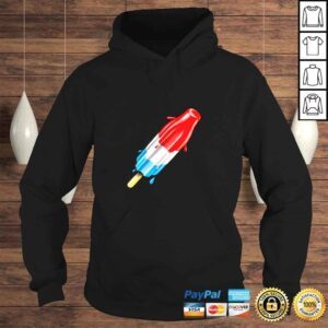 Hoodie Bomb Pop USA Red White and Blue Popsicle Tee TShirt