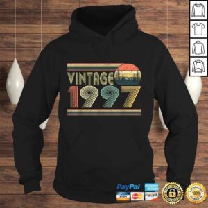 Hoodie Born In 1997 Retro Vintage 23rd Birthday Gifts 23 Years Old Shirt