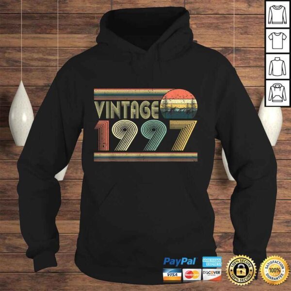 Born In 1997 Retro Vintage 23rd Birthday Gifts 23 Years Old Shirt - Image 4