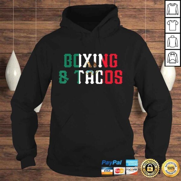 Boxing and Tacos Funny Mexico Shirt - Image 4