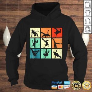 Hoodie Break dancing shirt Bboy poses Retro Vintage Hip Hop Gift