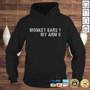 Hoodie Broken Arm Monkey Bars Shirt for Get Well Gift