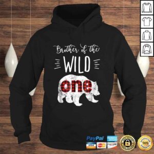 Hoodie Brother of the Wild One Shirt Bear Lumberjack 1st Birthday