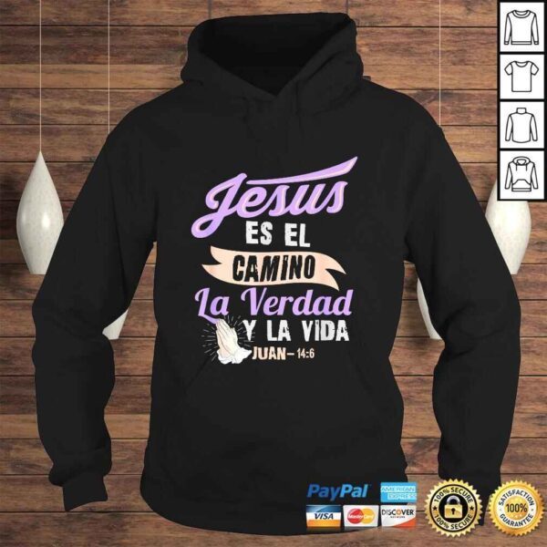 Camisas Cristianas para mujeres Christian Spanish design Gift TShirt - Image 4