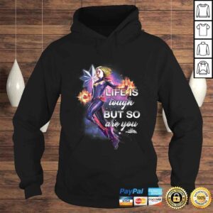 Hoodie Captain Marvel Inspirational Quote Flight Graphic TShirt