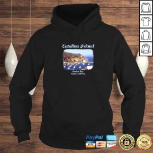 Hoodie Catalina Island Avalon Bay California beach VNeck TShirt