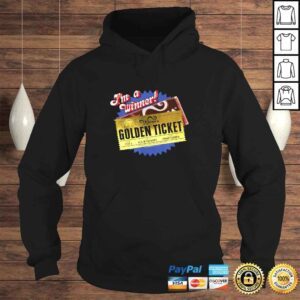 Hoodie Charlie and the Chocolate Factory Golden TickeShirt