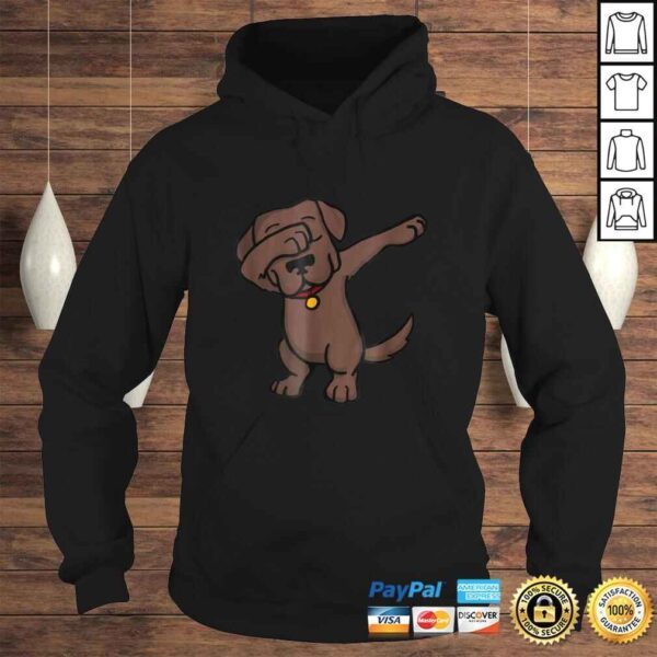 Chocolate Lab Dabbing Shirt - Funny Dog Dab TShirt - Image 4