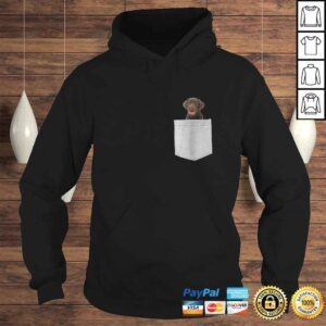 Hoodie Chocolate Lab Dog In Your PockeTShirt Gift