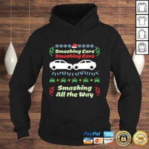 Hoodie Christmas Ugly Sweater Demolition Derby Design TShirt