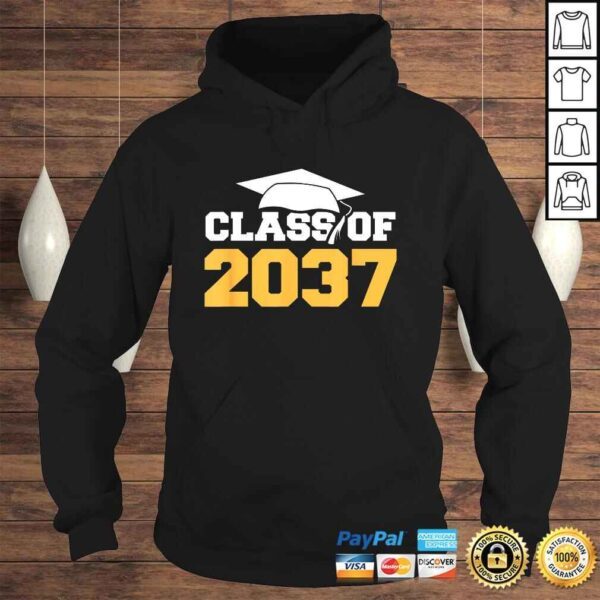 Class Of 2037 Graduation Kindergarten School T-shirt - Image 4