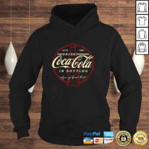 Hoodie CocaCola Drink In Bottles Vintage Logo Pullover Hoodie