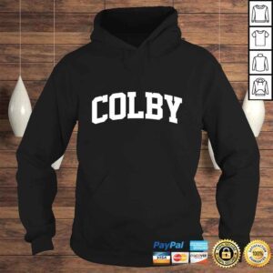 Hoodie Colby Name First Last Retro Sports Arch TShirt Gift