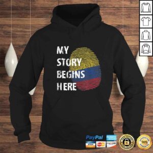 Hoodie Colombia Heritage Colombian Roots VNeck TShirt