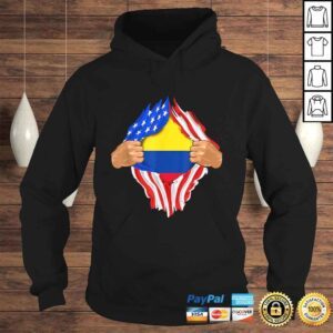 Hoodie Colombian Blood Inside Me Shirt Colombia Flag Gift 1