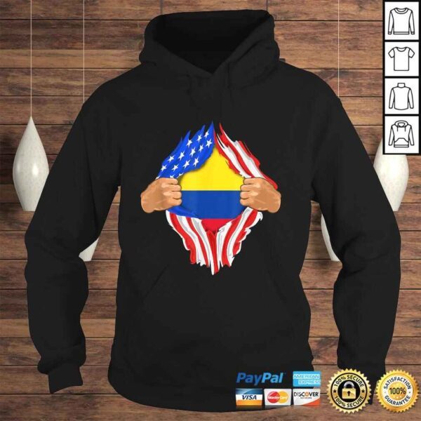 Colombian Blood Inside Me Shirt  Colombia Flag Gift - Image 4