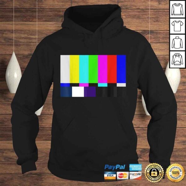 Color Bars TV Test Pattern Shirt - Television Color Broadc - Image 4