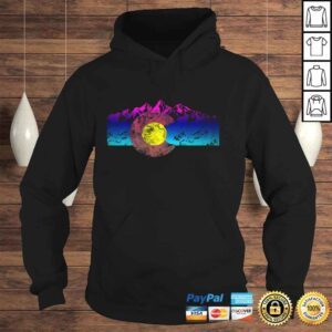 Hoodie Colorado Flag Hoodie Colorful Rocky Mountains Version Pullover Hoodie