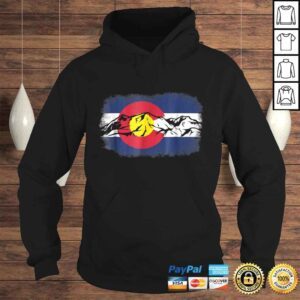 Hoodie Colorado Mountain Love Colorado Flag Tee TShirt