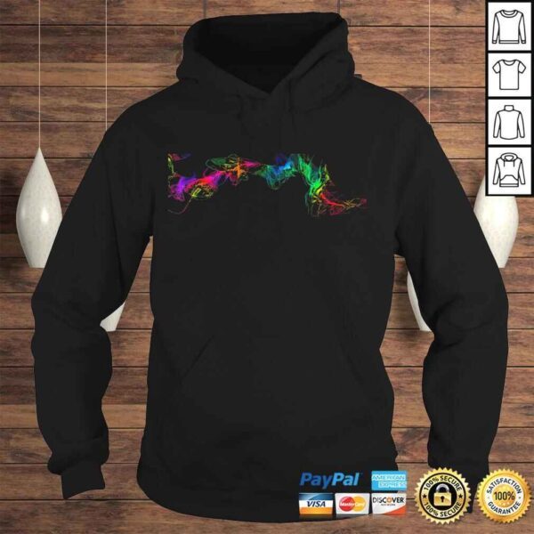 Colorful Rainbow fractal abstract Pattern Shirt men women - Image 4