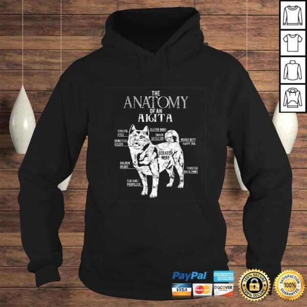 Cool Akita Anatomy Clothes Gifts for Dog Lovers Men Women TShirt - Image 4