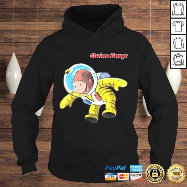 Curious George Happy Astronaut PortraiTee Shirt - Image 4