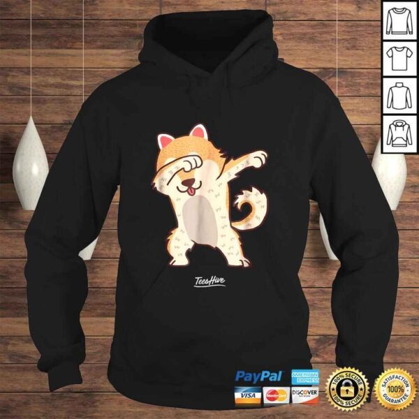 Cute Dabbing Shiba Inu Dog Shiba Inu Dab Dog Meme TShirt Gift - Image 4