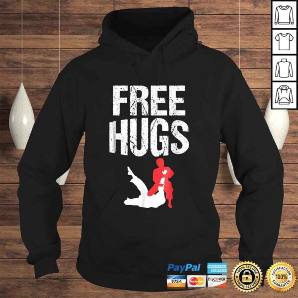 Cute Free Hugs Jiu Jitsu BJJ Martial Arts TShirt - Image 4