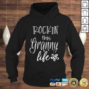 Hoodie Cute Granny Gift from Grandkids Rockin This Granny Life Shirt