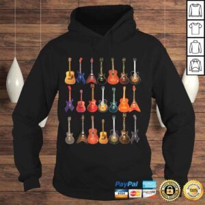 Hoodie Cute Guitar Rock N Roll Musical Instruments Shirt Gift